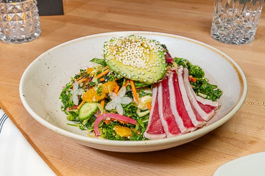 Ponzu Crunch Ahi Tuna Salad