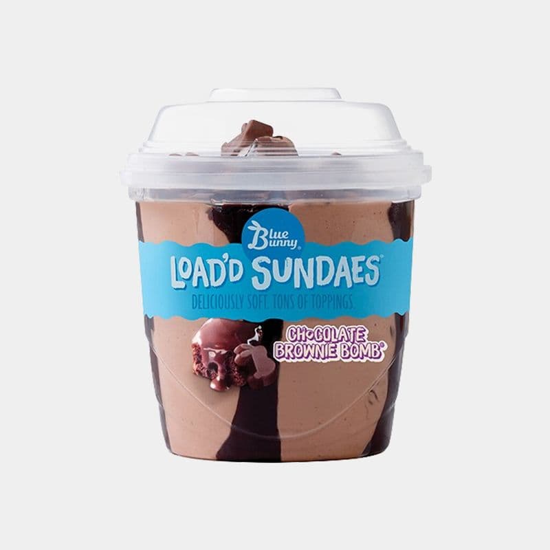 Blue Bunny Brownie Sundae