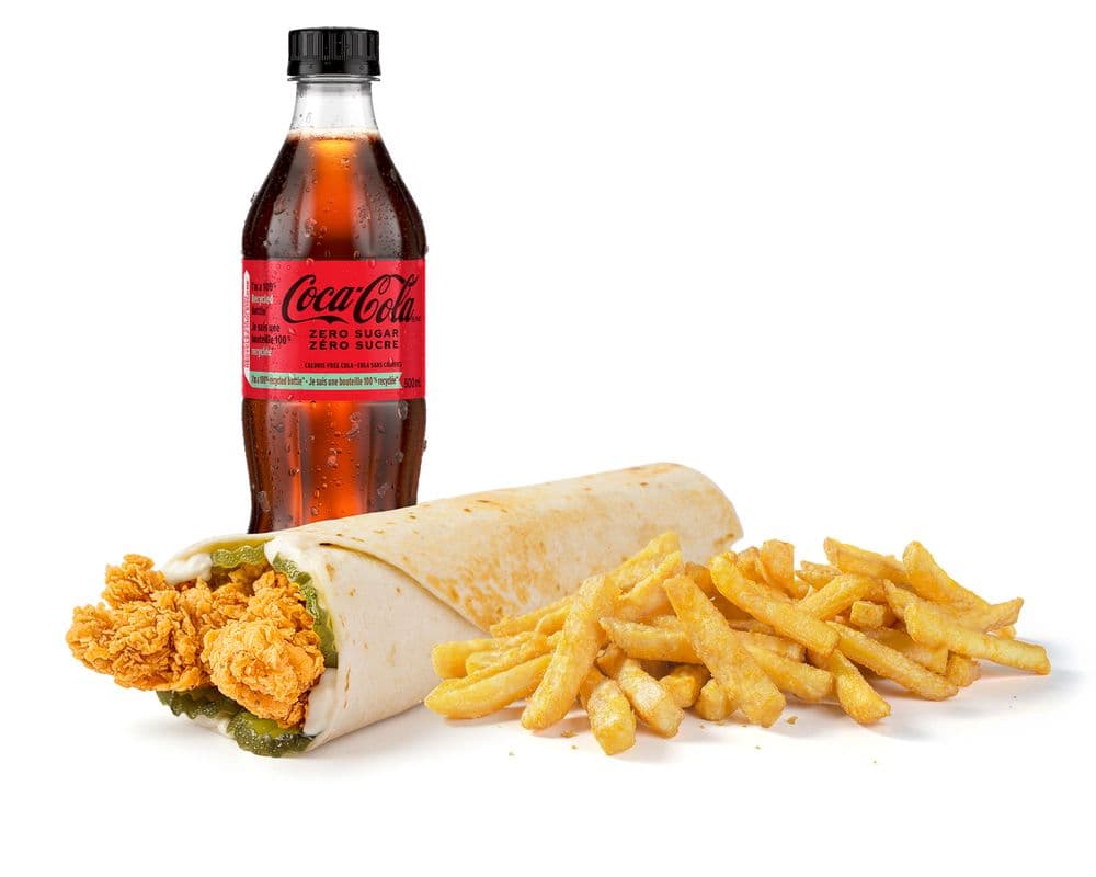 Texan Chicken Wrap Texas-Size Combo