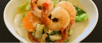 F02. Green Shrimp Curry