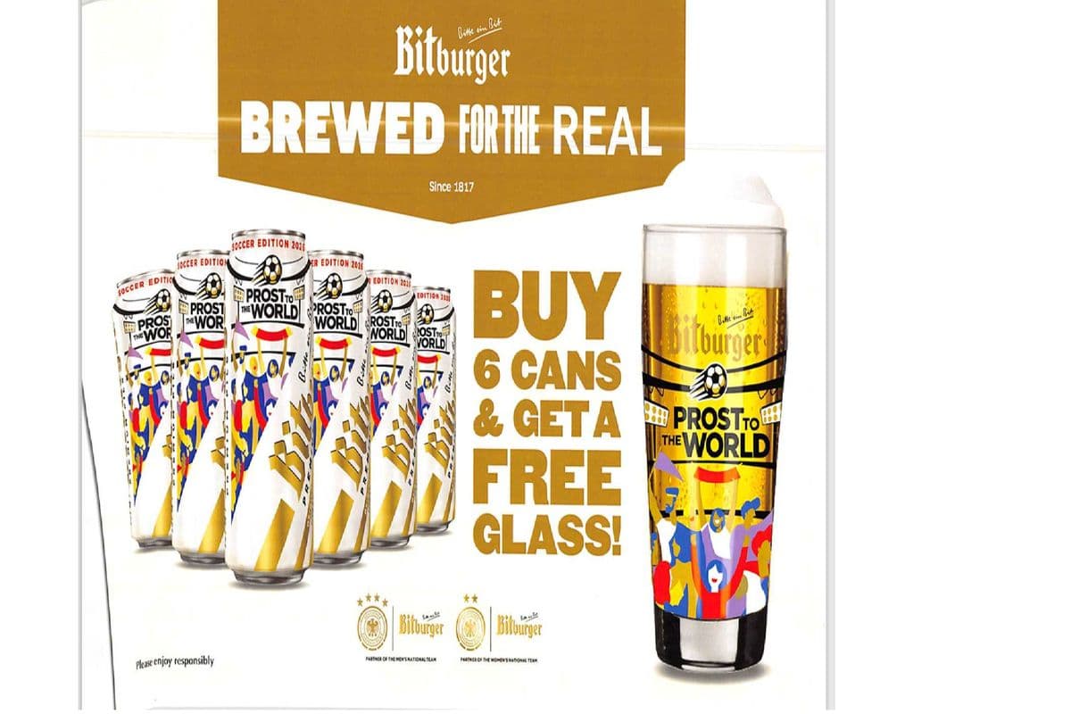 Bitburger Glass Special (6 x 500 ml cans)