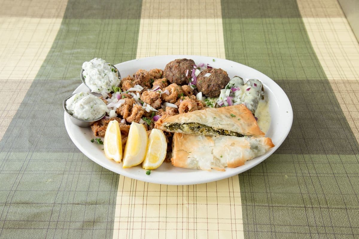 Hot Mezethes Platter