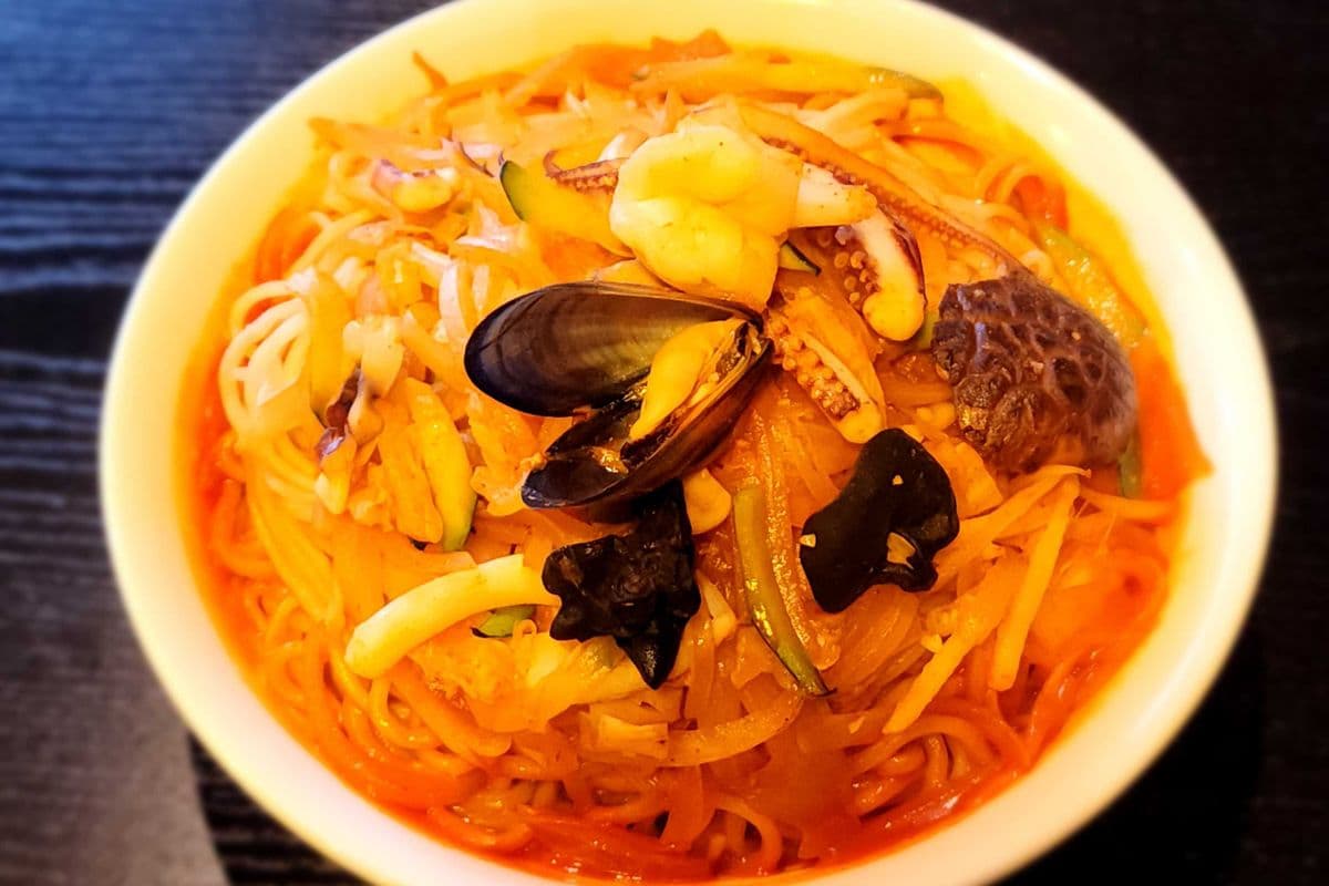 Jjampong Rice - Seafood