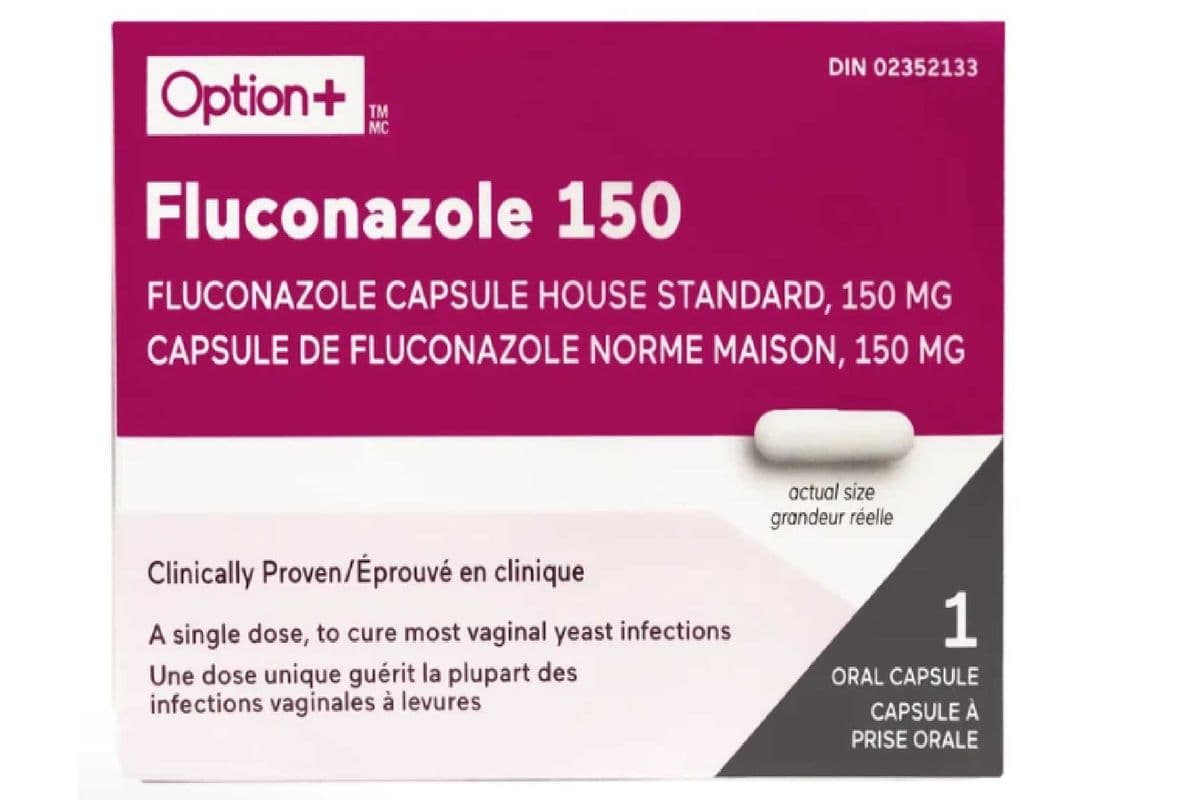 OPTION+ FLUCONAZOLE 150 MG CAPSULE 1 PACK (1 CAPSULE)