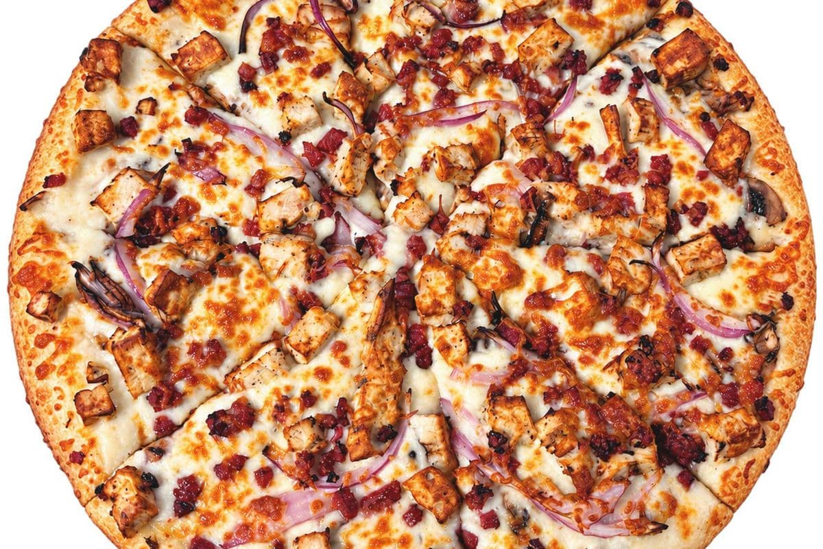 14" Extra-Large 2-For-1 Chicken Mushroom Melt Pizzas