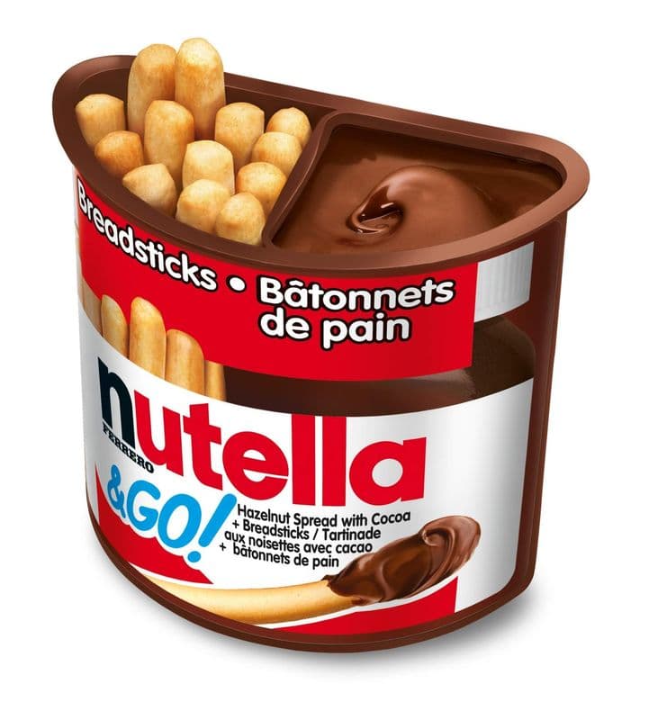 Nutella & Go - Hazelnut Spread Breadsticks, 52 g