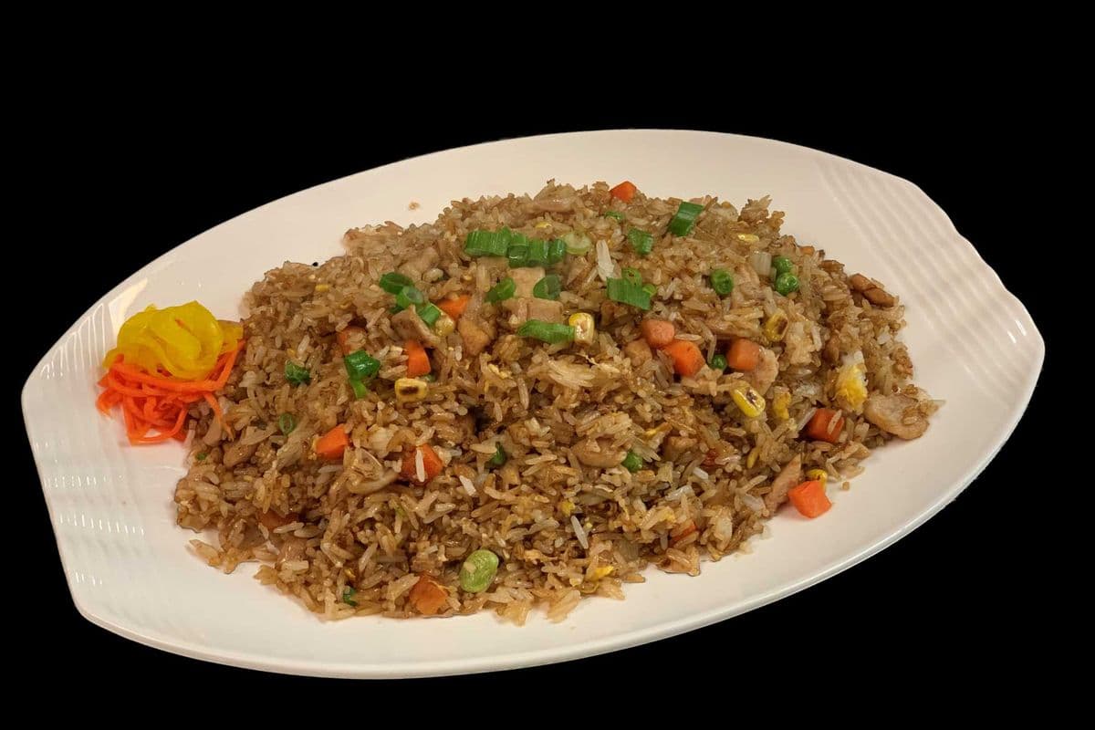 63. Fried Rice with Chicken and Mixed Vegeteables