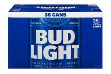 Bud Light (36 x 355 ml Cans)