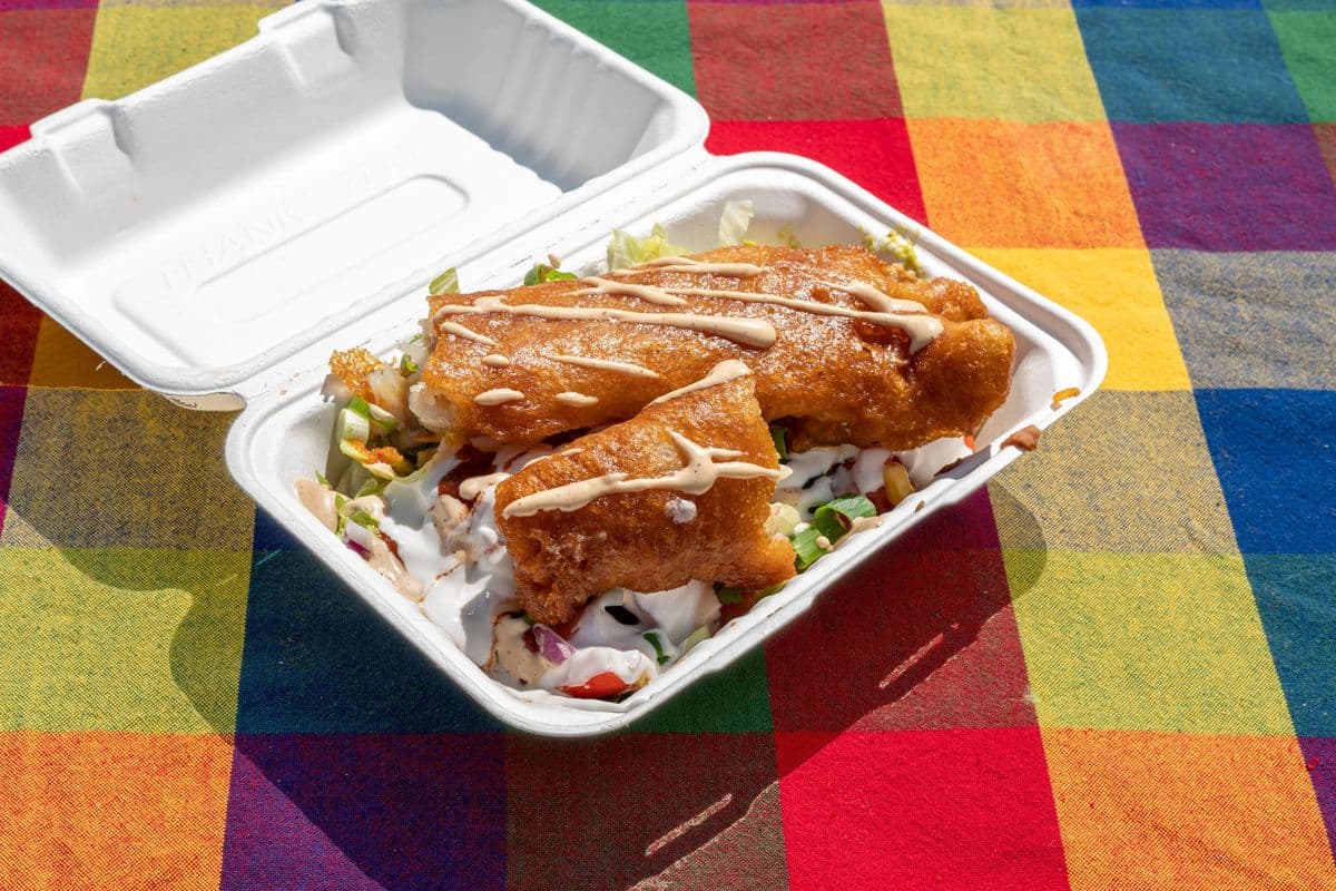 Large Halibut Burrito Bowl