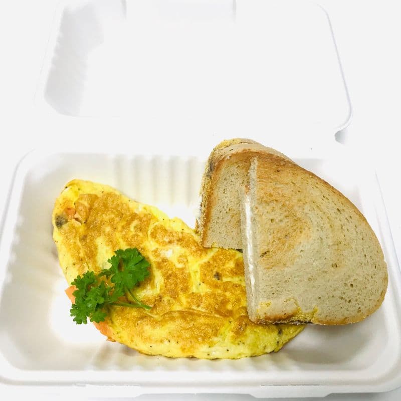Smoked Salmon Omelette