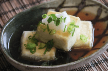 9. Agedashi Tofu (3 pcs)
