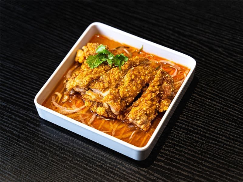 Combo A13 Thai Boneless Fried Chicken (Spicy) A13 泰式椒麻雞(辣)套餐