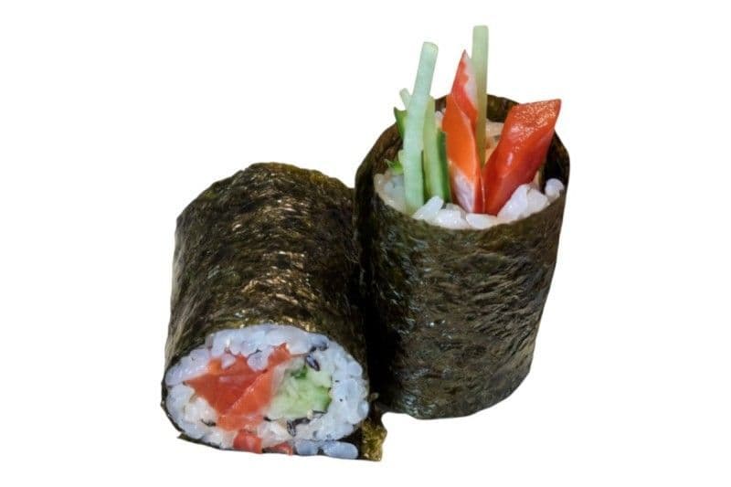Spicy Sockeye Salmon Handroll