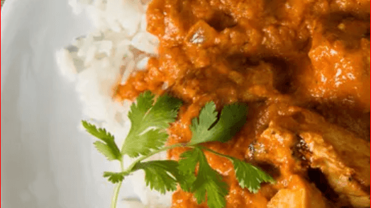 Chicken tikka Masala with Rice or Naan (LUNCH SIZE)