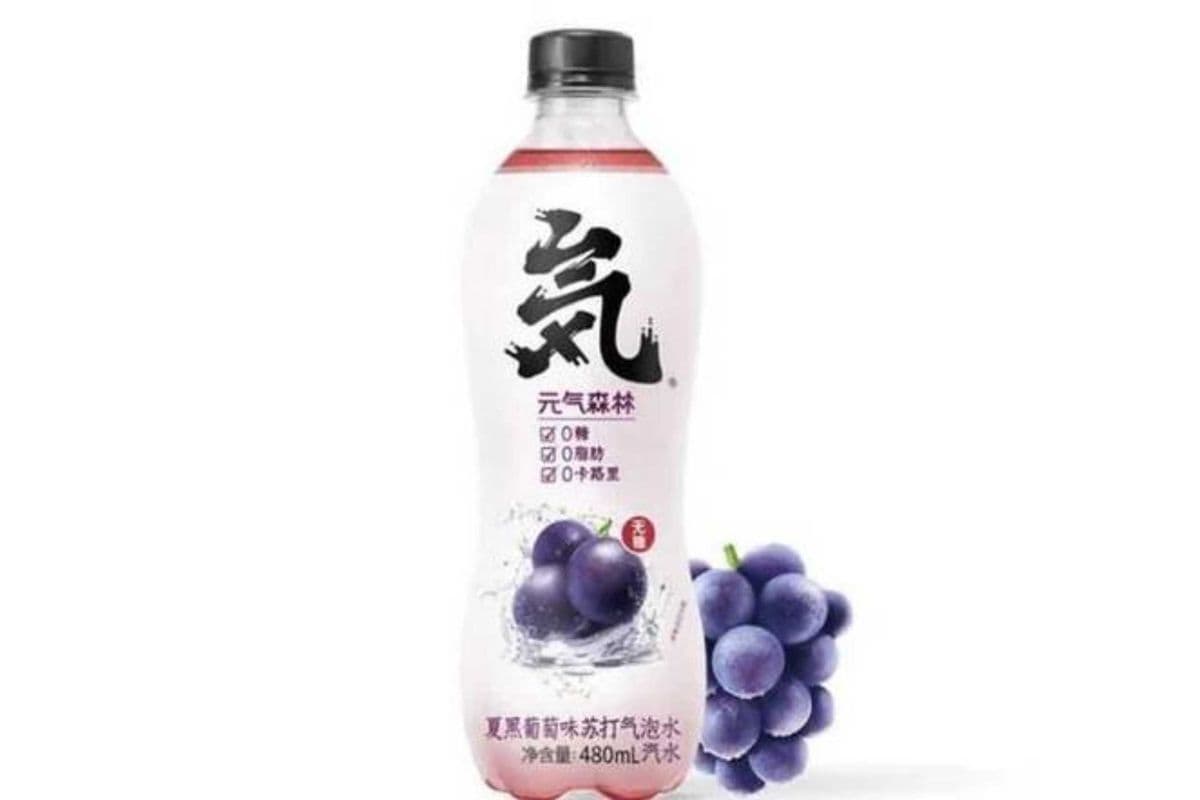 Genki Forest · Grape Flavor Sparkling Water (480mL)