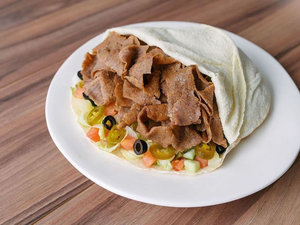 Small Beef Donair Pita Wrap- OO