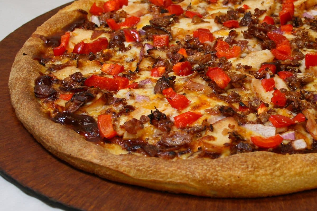 2 Medium 3 Toppings Pizzas/2 Pops/2 Dips