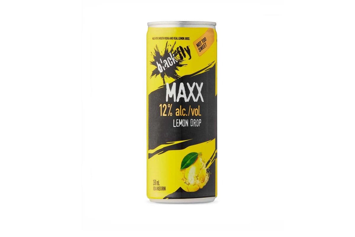 BLACK FLY VODKA MAXX LEMON DROP TC (1 x 250ml)