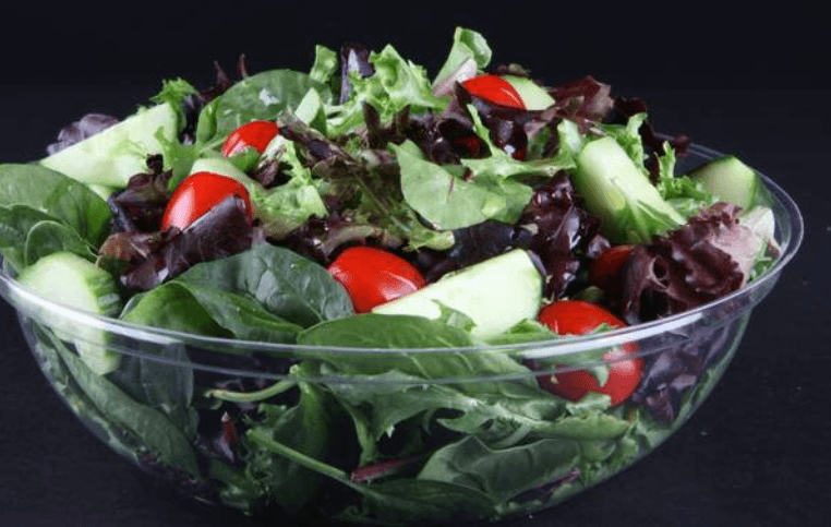 Repas de salade mélange printaniere / Spring Mix Salad Meal