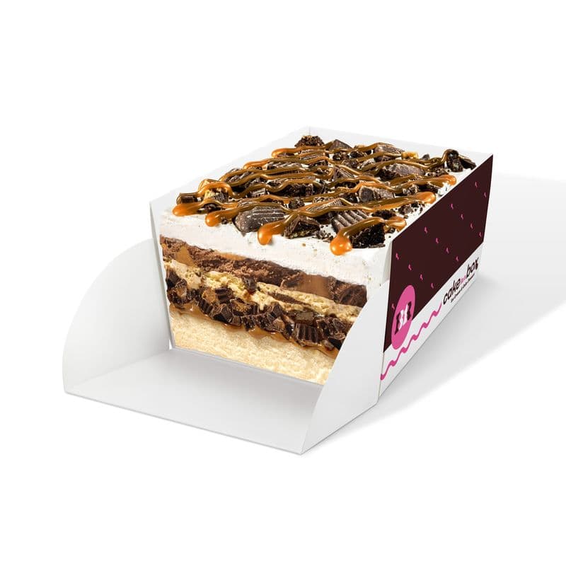 Peanut Butter Caramel Cake in a box