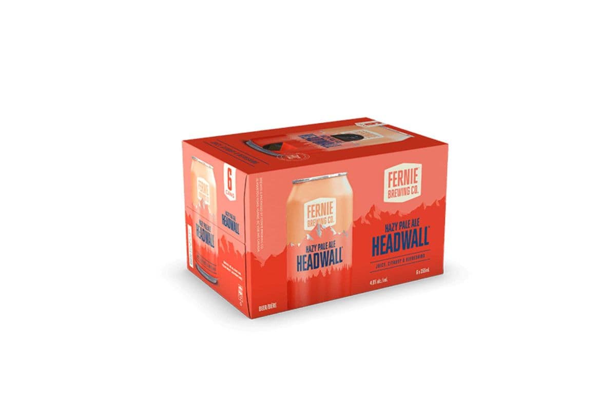 Fernie Headwall Hazy Pale Ale (6 Cans) (1 x 6x355ML)