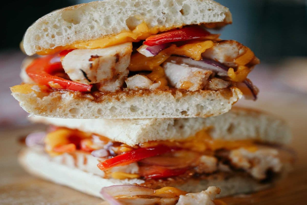 Chicken Cheddar BBQ Artisan Sandwich