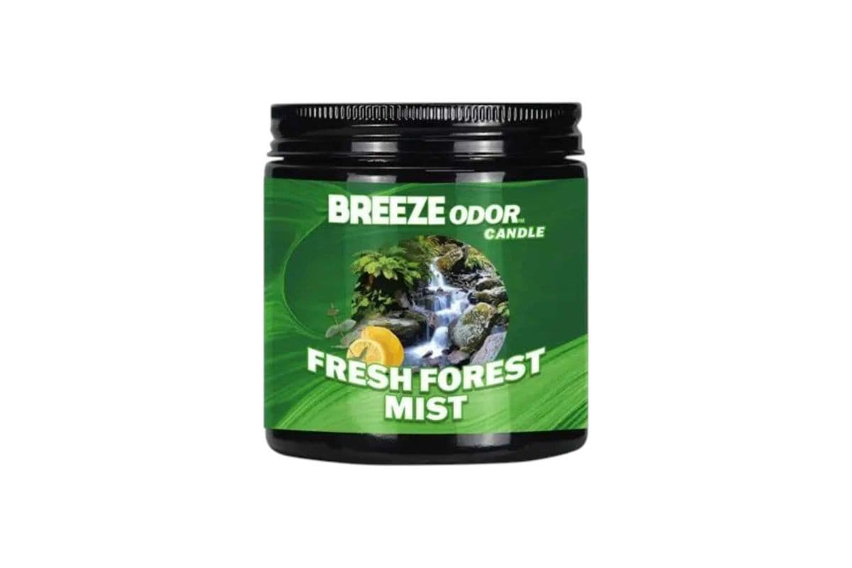 Breeze Odor Fresh Forest Mint Candle (13oz)
