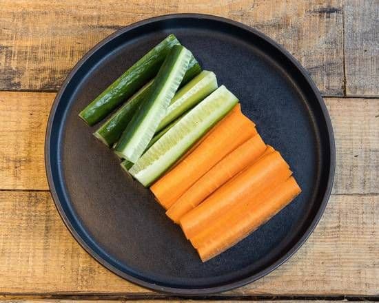 Side Carrots and Cucumbers