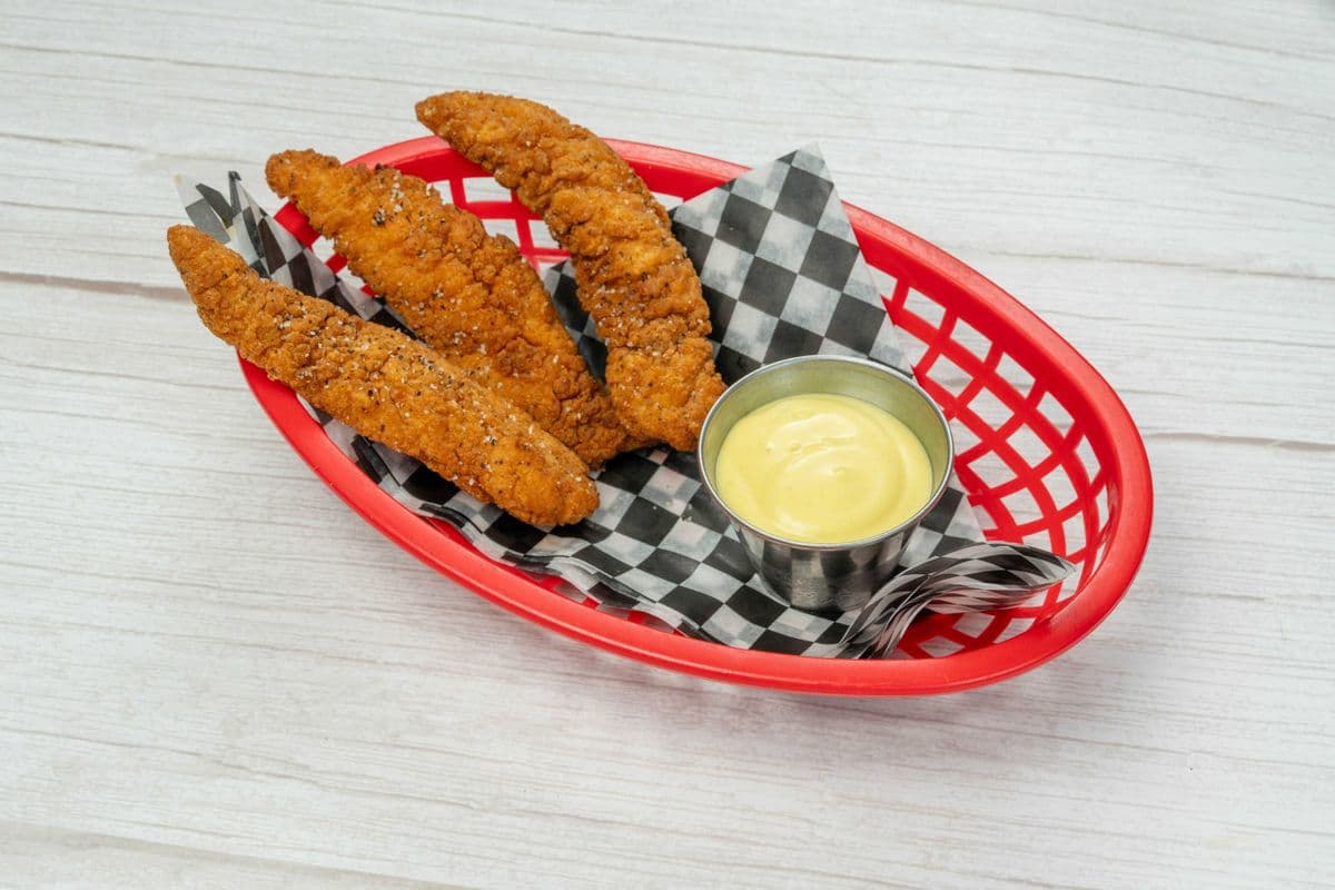 Three Buttermilk Chicken Strips