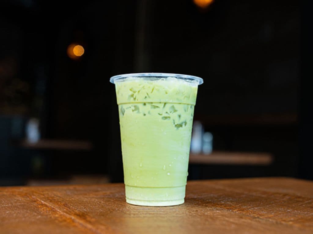Thé vert au lait