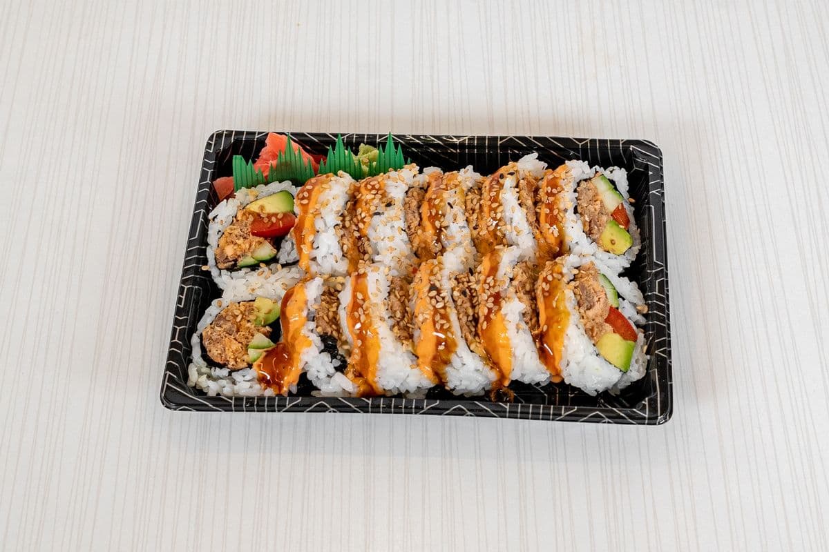 BBQ salmon rolls