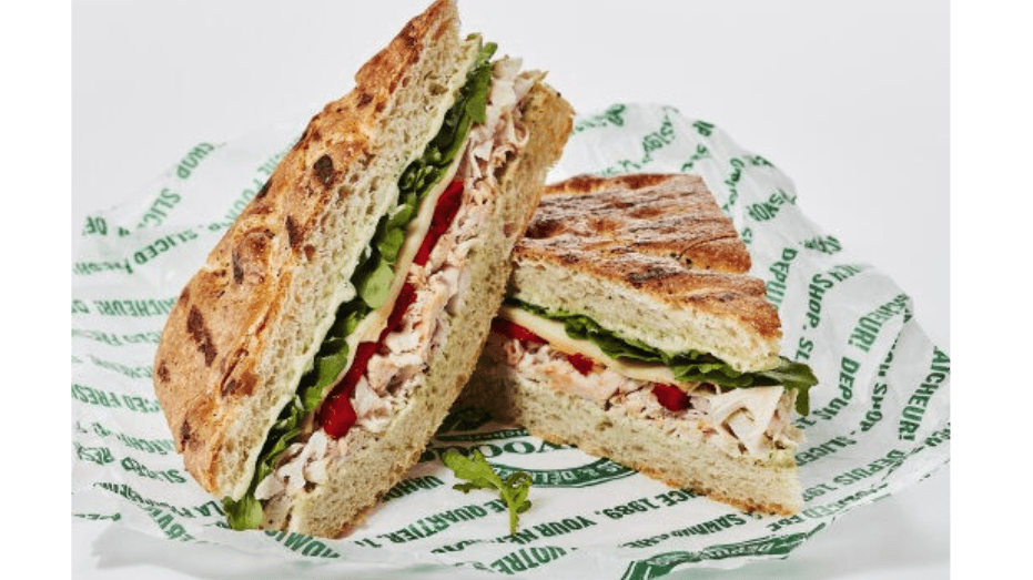 Focaccia Poulet Pesto / Chicken Pesto Focaccia