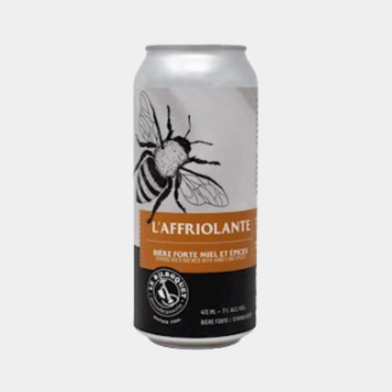 Bilboquet - L'Affriolante (Rouse Miel et Épices), canette 473 ml (7%) / Bilboquet - L'Affriolante (Strong honey and spices beer), can 473 ml (7%)