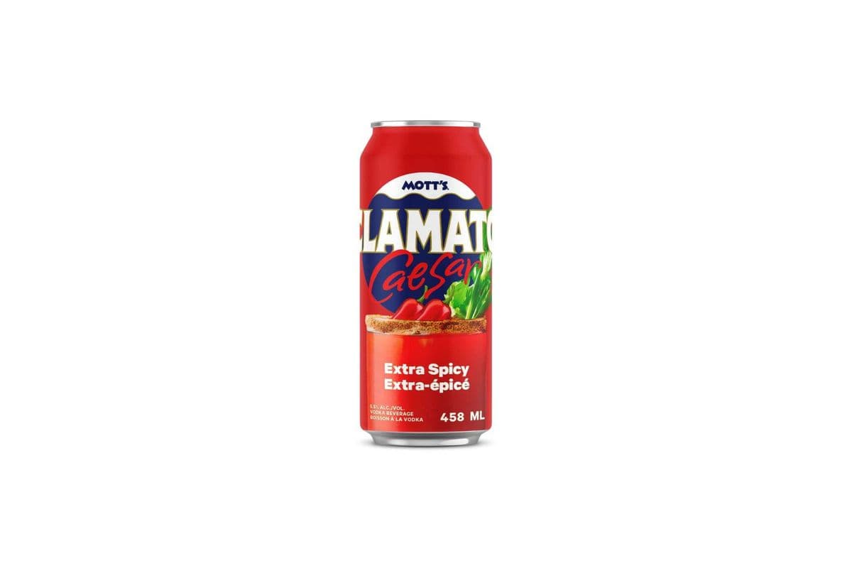 Mott's Spicy Caesar (473ml Can) (1 x 473ml)