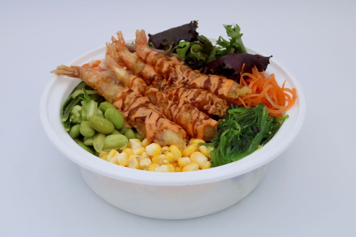 Wednesday Shrimp Tempura Poke Bowl