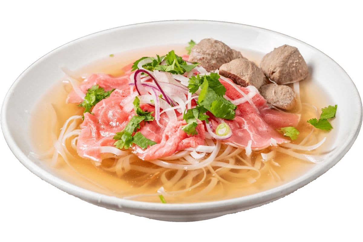 P6. Pho Steak, Beef Balls (Large)