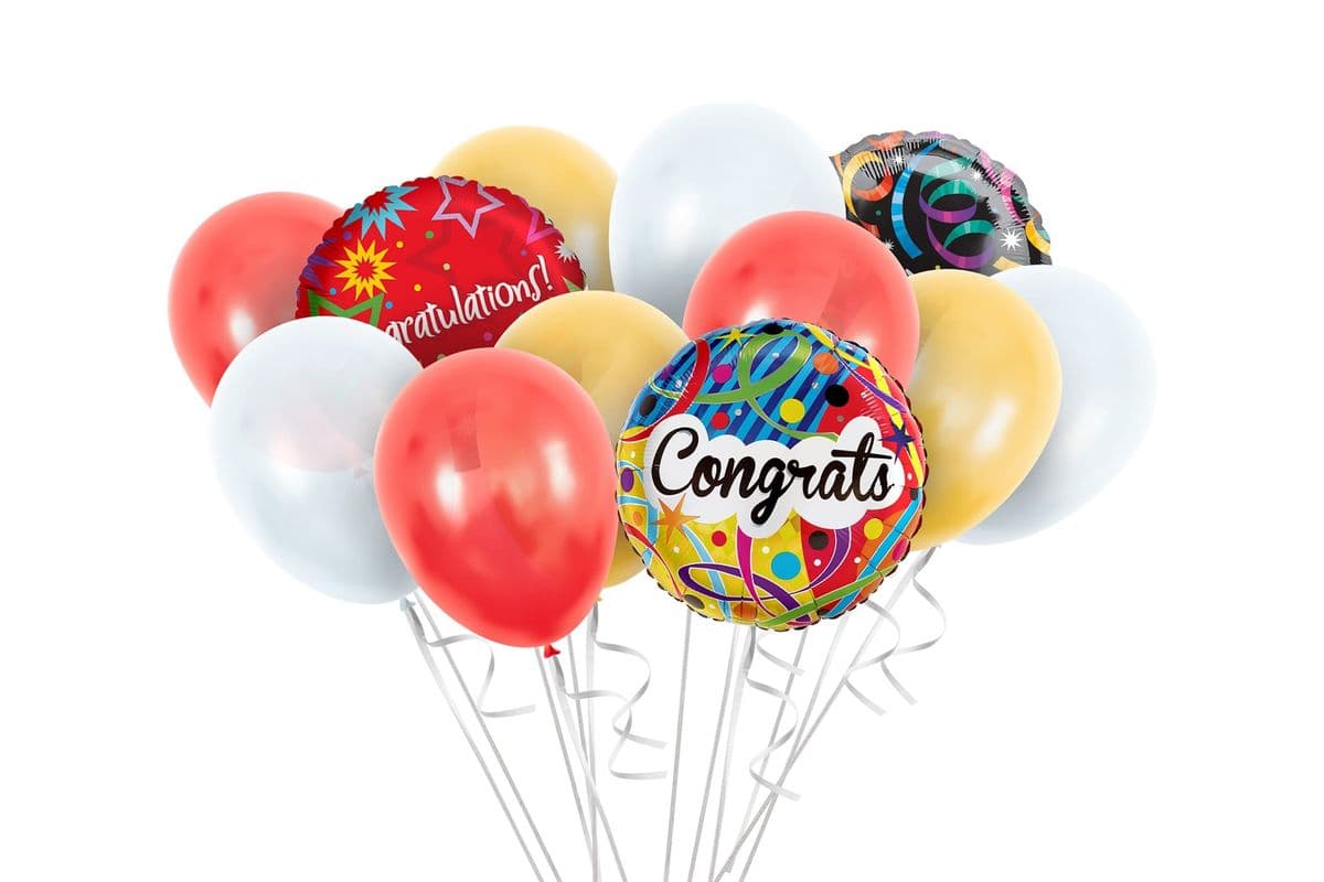 Bouquet de ballons de félicitations / Congratulations Balloon Bouquet
