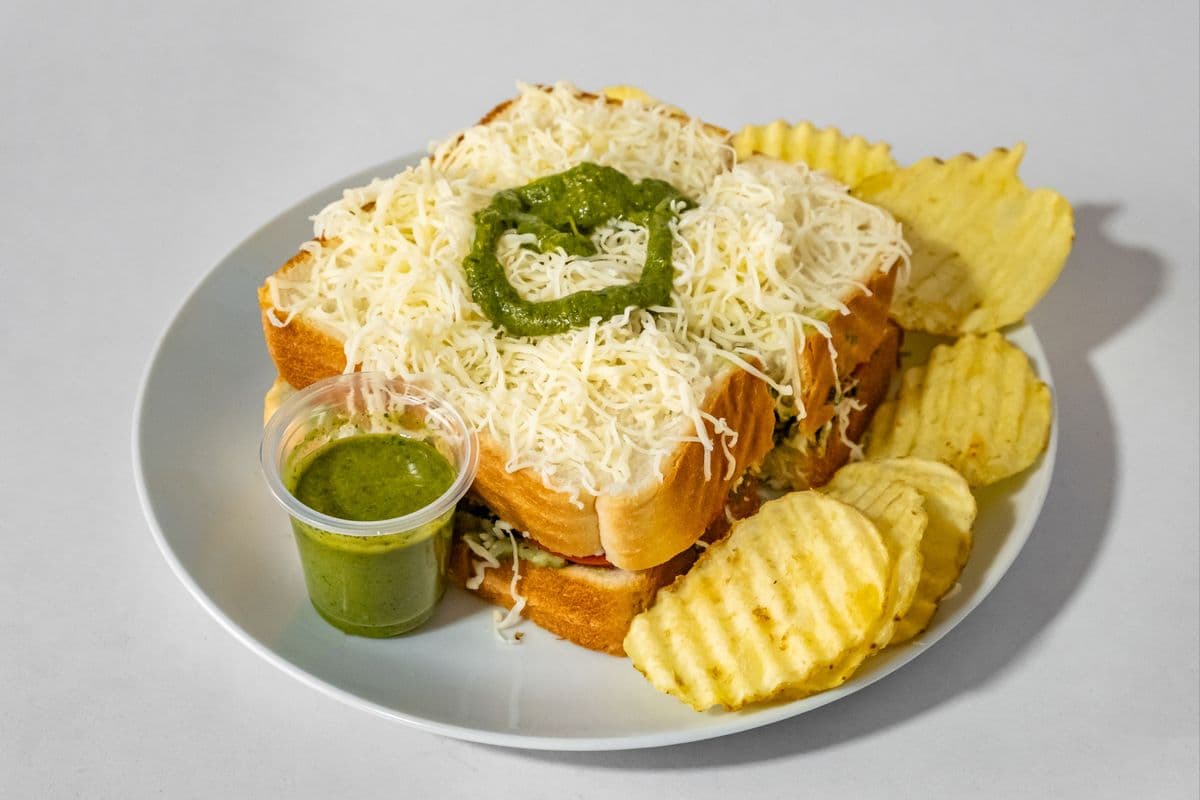 Vegetable Plain Cheese Sandwich