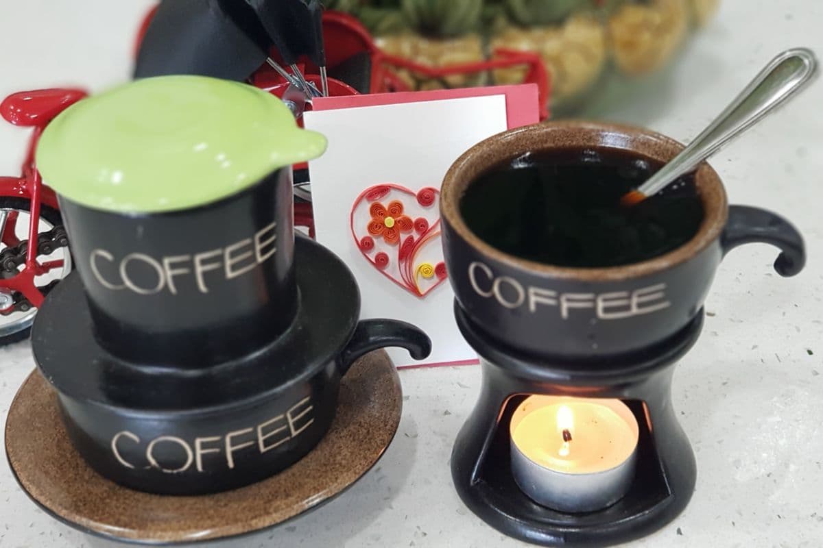 1000. Vietnamese Filtered Black Coffee