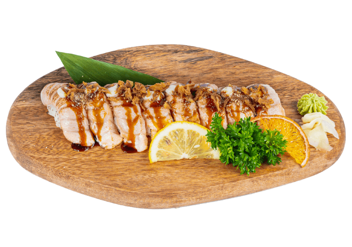 Torched Salmon Sushi