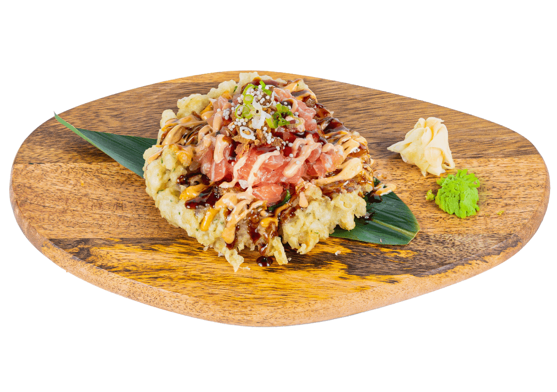 Salmon Sushi Pizza