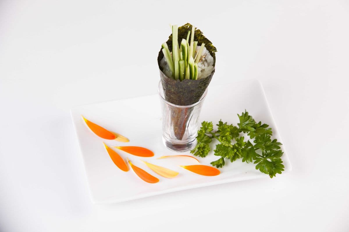 Cucumber Temaki Hand Roll