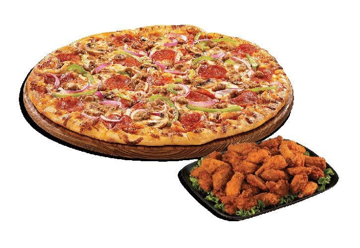 1 X-Large Pizza (3 Toppings) & 20 Wings