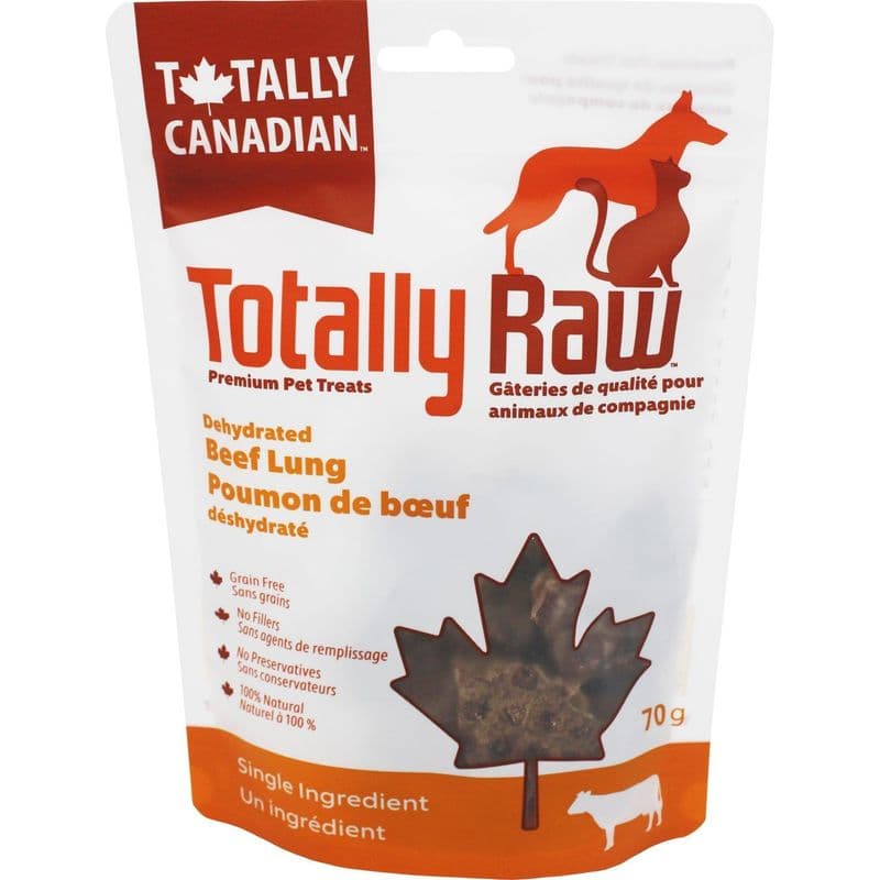 Totally Raw Dehydrated Beef Lung 70 g