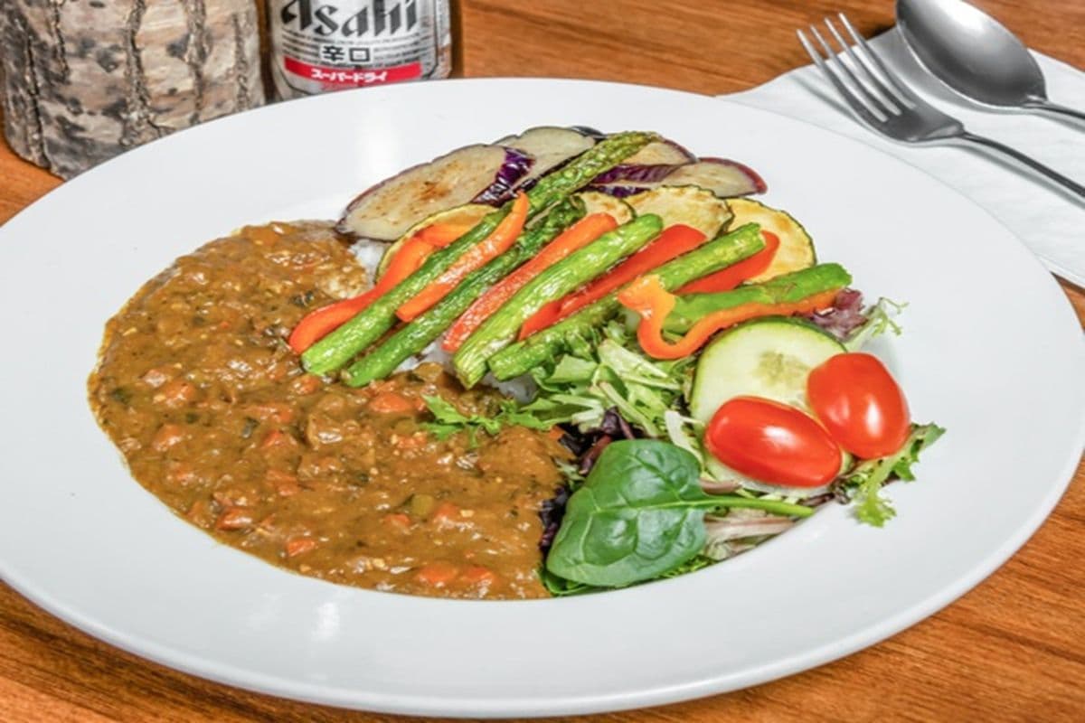 Curry with Fried Vegetables