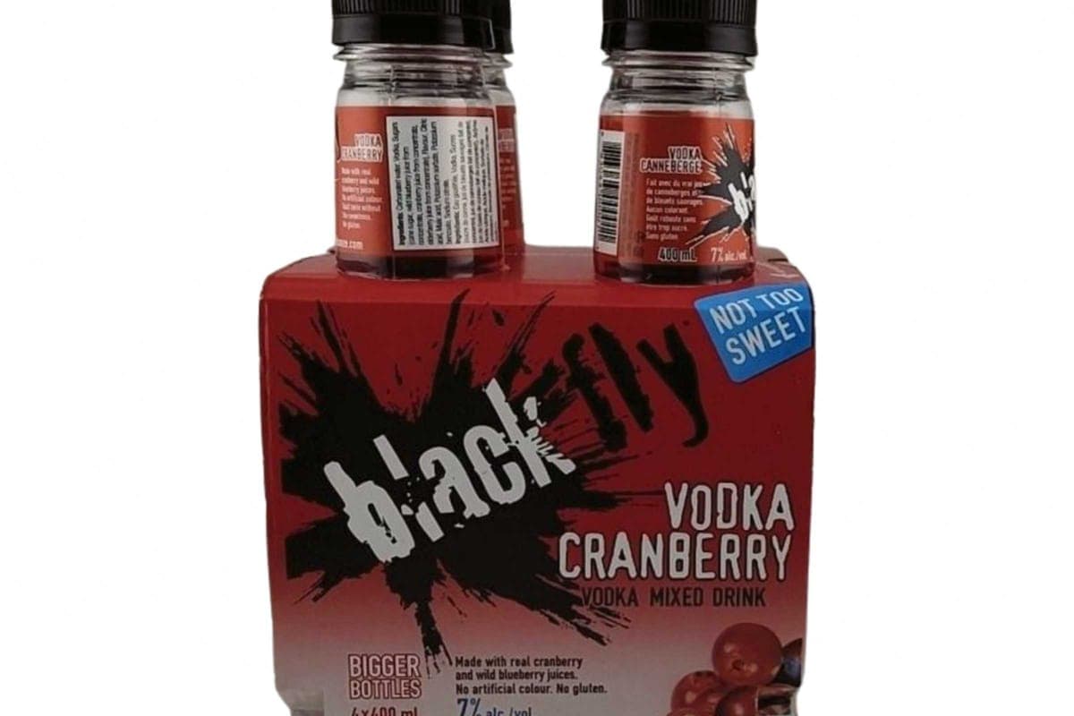 Black Fly Vodka Cranberry (4 x 400 ml) (4 x 400 ml)