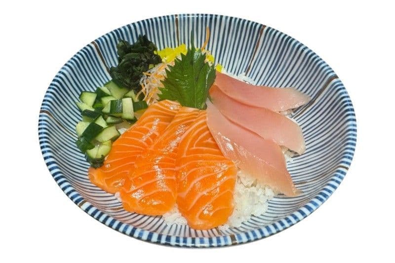 Salmon & Tuna Sashimi Don