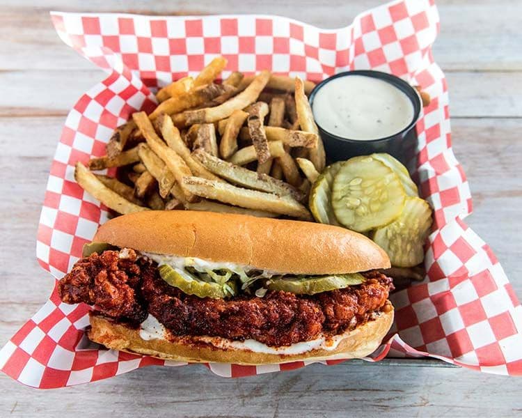 Nashville Hot Sandwich Combo