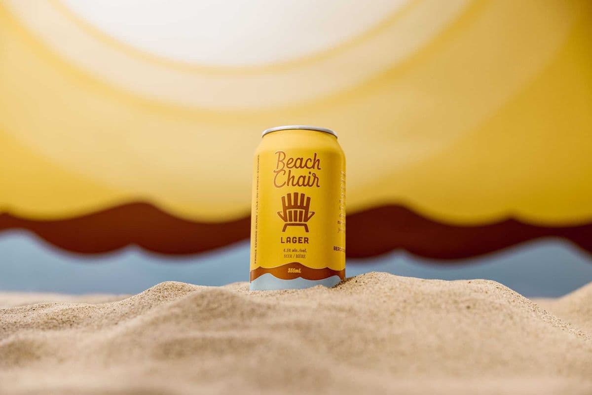 Beach Chair Lager (4 pack) (4 x 355 ml cans)