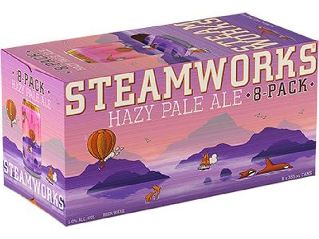 Steamworks Hazy Pale Ale Cans (355 ml x 8 ct)